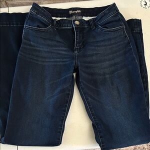 Wrangler Women's Deep Indigo Boot Cut Trouser Jeans Size 5/36